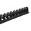 Wall Mounted Horse Whip Holder, Plastic, Black, 31x6.4cm 4