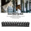 Wall Mounted Horse Whip Holder, Plastic, Black, 31x6.4cm 3