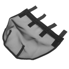 Großes schwarzes Kunststoff-Pferdenasenschutzgitter, atmungsaktiver Nasenmasken für Landwirtschaft & Stall