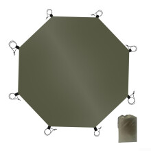 Elastic Band Equipped Tent Footprint For Quick Setup Outdoors 3.2x3.2m Camping Groundsheet