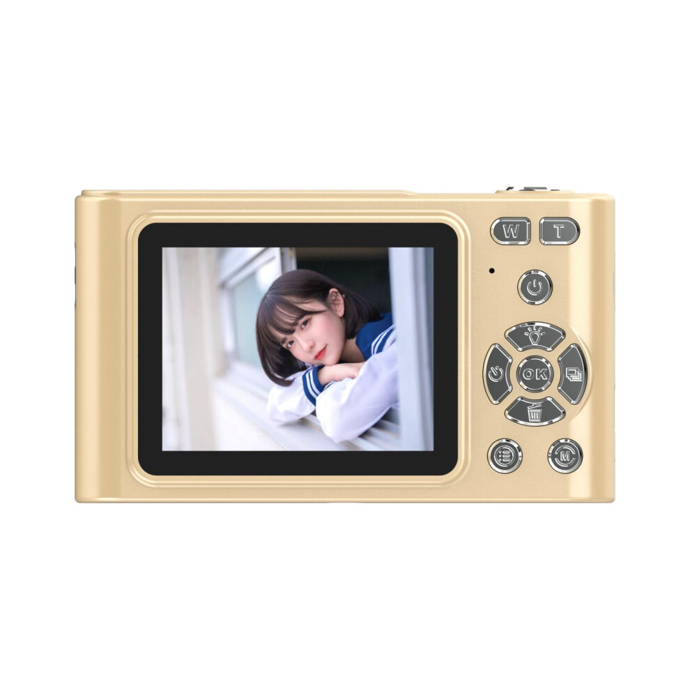 Digital Camera H15 2.4-Inch Lcd High-Resolution Photography Color Ccd Sensor 16X Ccds Gold 9393856241521