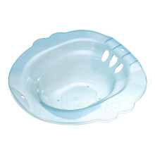 Sitz Bath For Toilet Seat Reusable Anti-Overflow Tub Wider Seating Area Easy To Store Hip Bath Bidet Blue