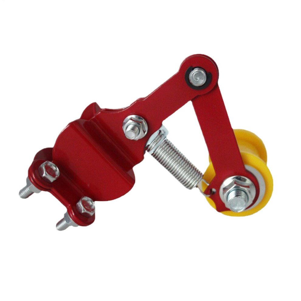 Motorcycle Chain Tensioner Roller Guide For Chain Tensioning - Flexible Adjustable Tensioner For Cross Bikes Atv Red 9016109328915