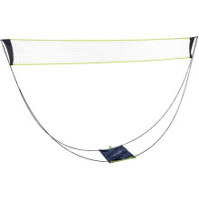 Portable Badminton Net With W Stand For Volleyball And Tennis, 9.8x4.9 Ft Family Sports Net