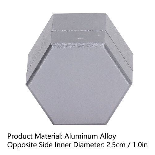 Lightweight Grey Pool Chalk Holder - Universal Aluminum Alloy Case 1