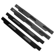 4-teiliges Edelstahl-Grillwindschutz-Set, tragbarer Windschutz für Grill