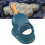 PP-Hand-Dumpling-Teigling-Formhalter-Blau-für-Home-Küche 8