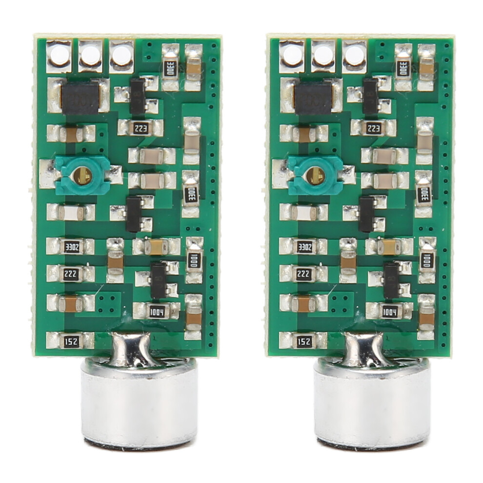 2Pcs Fm Transmitter Pickup Module V4.0 Wireless Sound Transmitter 0.7Â9V 6931353229364