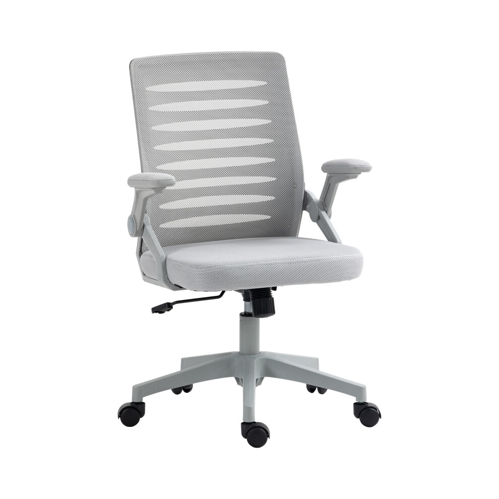 Comfortable Adjustable Height Work Chair Mesh Back 44-53.5cm Grey Ideal for Office Home Use and Productivity-image-OPC-PKZ8S62-NEW