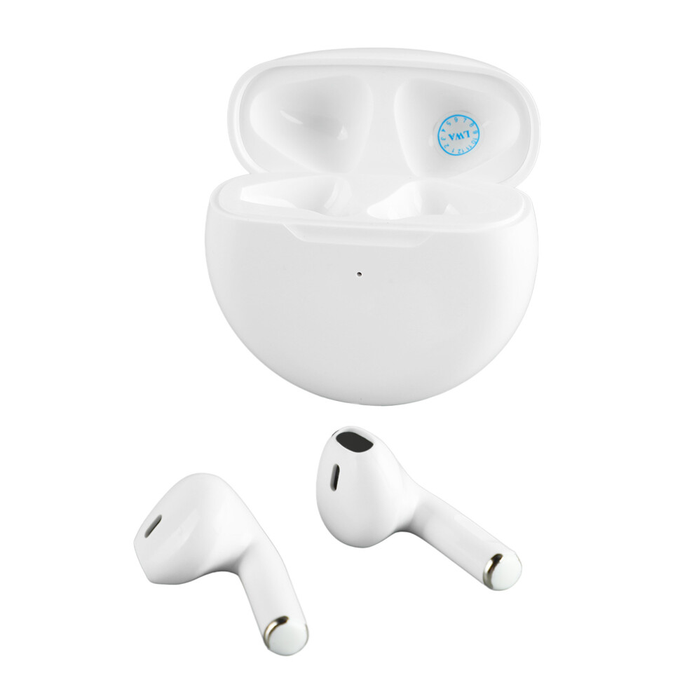 Wireless Earbuds Noise Canceling Hifi Stereo Deep Bass 5X5x2cm White 4901353249008