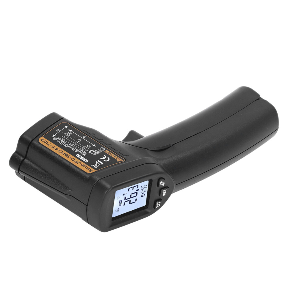 Non-Contact Infrared Food Thermometer -20C To 380C, Backlit Lcd 7621353252286