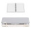 Gray 10-Sheet Adjustable Hole Puncher, 6 Holes, A4/A5 1