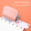 Pink Handheld 3-Hole Puncher, 5 Sheet Capacity, 19mm Pitch 5