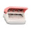Pink Handheld 3-Hole Puncher, 5 Sheet Capacity, 19mm Pitch 12