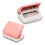 Pink Handheld 3-Hole Puncher, 5 Sheet Capacity, 19mm Pitch 16