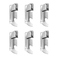 Tin Opener 6-Piece Military-Style Can Opener Portable Manual Lid Opener for Camping Travel Home Outdoor