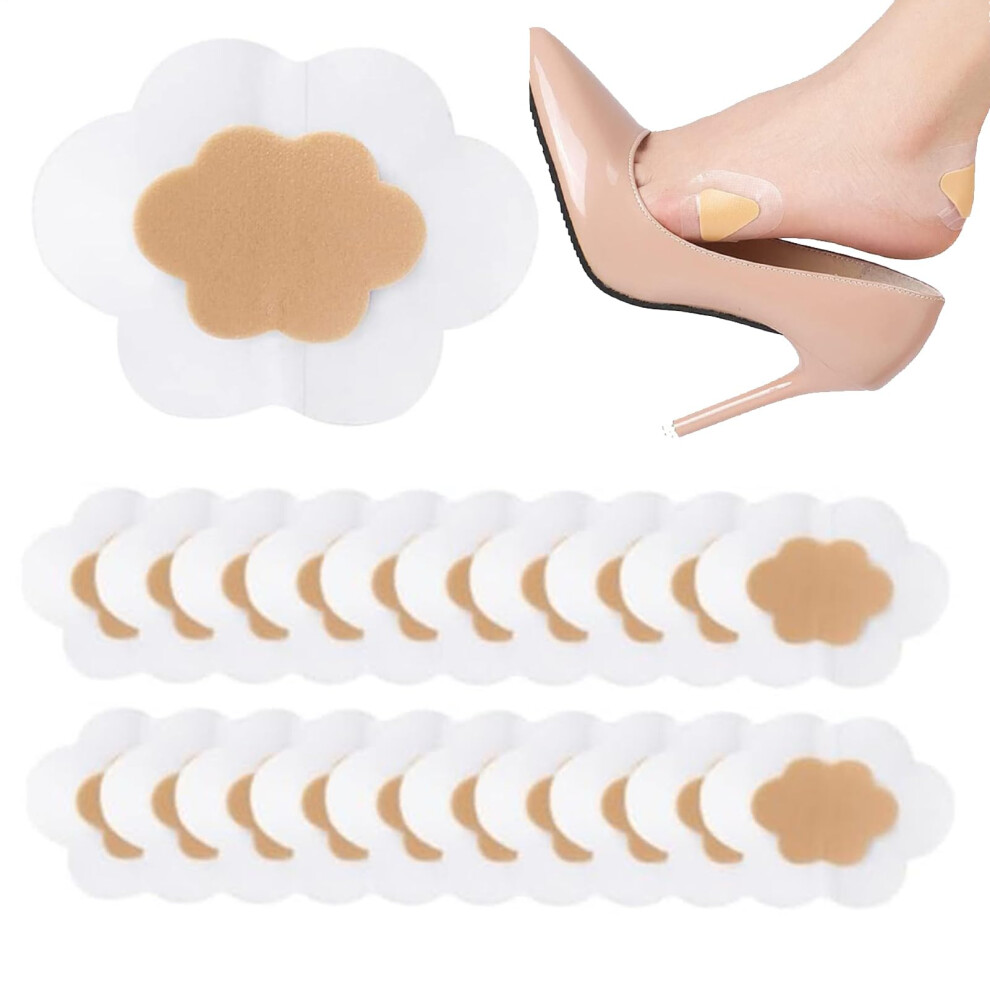 Heel Bandages Pack Of 50 Adhesive Heel Stickers For Blisters And Corn Callus Cushions Invisible Health Care Travel
