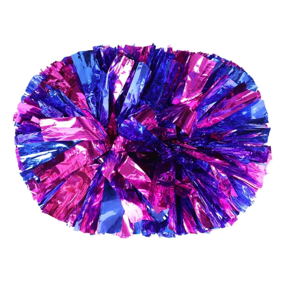 Cheerleader Pompoms 6 Pcs Handle Style Poms 38 Cm Rose Blue Mix For Cheerleading Team Sports-image-OPC-PKZ8YXH-NEW