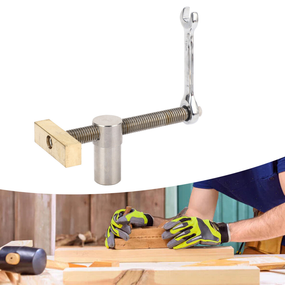 Woodworking Desktop Clamp Steel Brass Block Bench Dog 20Mm/7.9In 4661353265919