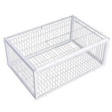 Pigeon Trap One-Way Access Entrances Skylight 16x12x10 Inch Metal Cage For Farms Barns Gardens Doves Breeding