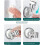 Shower Head Holder With Strong Suction Cup Wall Mount Silver Finish 5