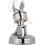 Shower Head Holder With Strong Suction Cup Wall Mount Silver Finish 4