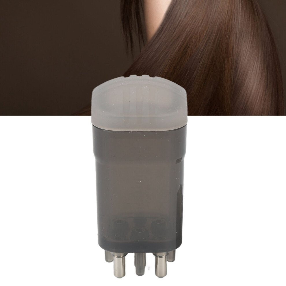 Black 8Ml Transparent Scalp Oil Applicator Roller Bottle For Hair Growth Serum