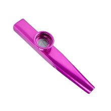 Aluminium-Metall-Kazoo-Musikinstrument, leichtes lila, tragbarer Gitarrenpartner