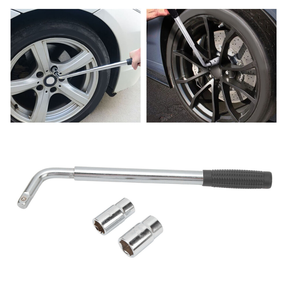 Heavy Duty Telescoping Lug Wrench 350-530mm Car Tire Tire Iron
