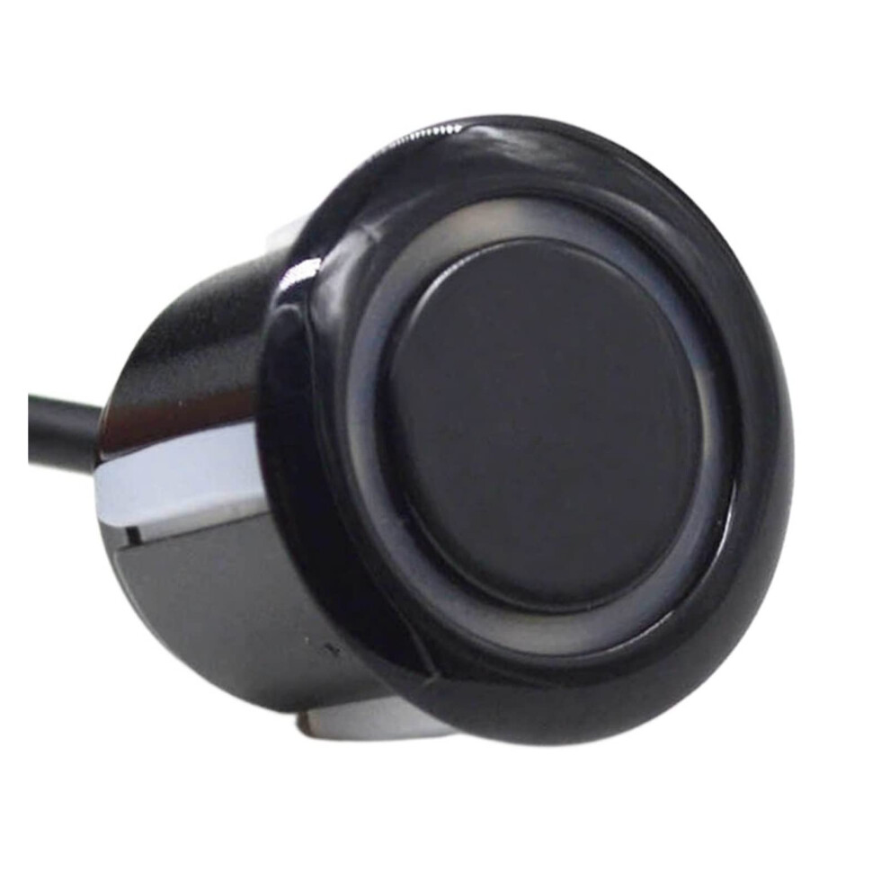 Car Reversing Backup Radar Front And Rear 8 Parking Sensors Vehicle Monitor Detector System Backlight Sound Buzzer Black 9354506204433