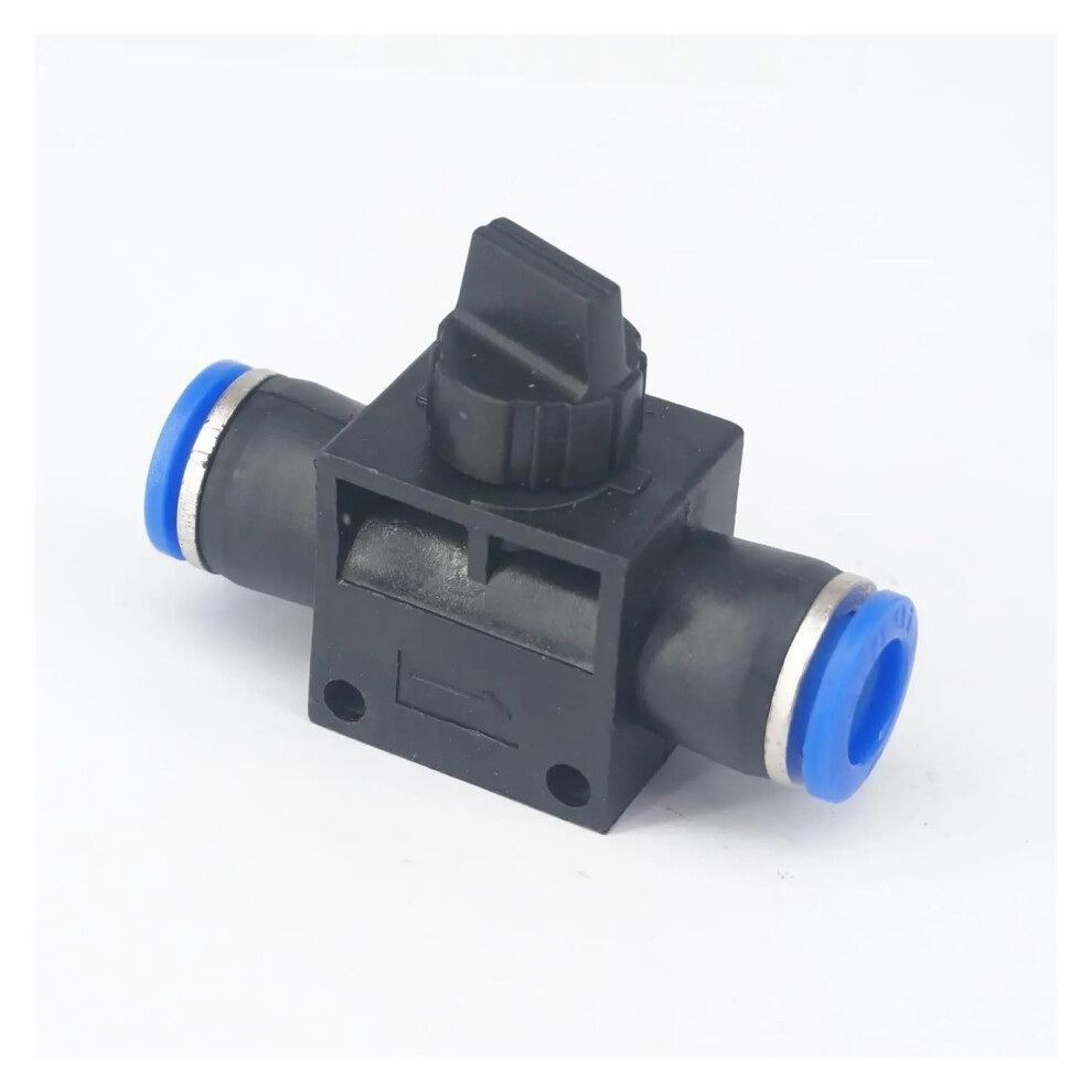 Pneumatic Hand Shut Off Valve 10Mm Od Tube Push In Connector Quick Release Air Fitting 9354506204570