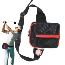 Golf Pouch Waist Pack For Golfers, Portable Belt Bag For Valuables Cards Cash Keys, Tees, Driving Range, Women Golfers
