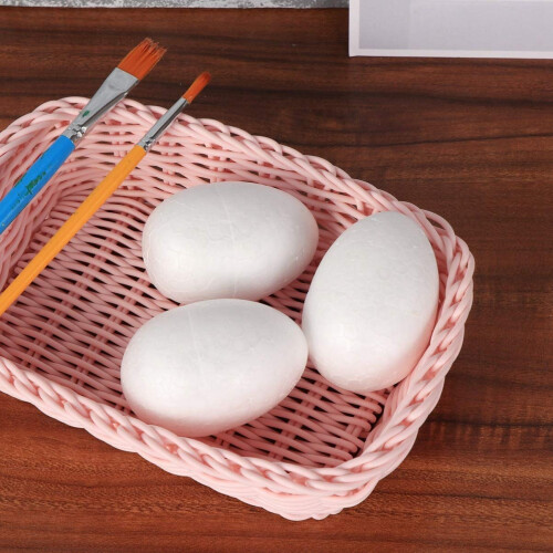 Foam Eggs 20 Pcs, 7 Cm White Polystyrene Easter Eggs For Spring Crafting And DIY Painting Projects 1