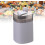 Automatic Pop Up Toothpick Dispenser Push Type - Portable Gray Dust-Proof Storage Box Large Capacity 5