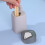 Automatic Pop Up Toothpick Dispenser Push Type - Portable Gray Dust-Proof Storage Box Large Capacity 3