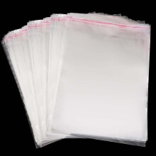300 Pcs A4 Clear Self Adhesive Bags 22x34cm Clear Cellophane Display Bags OPP Poly Bags For Cards, Cookies, Candies
