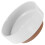 White Ceramic Appetizer Plate with Wood - Home Food Tray 9