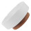 White Ceramic Appetizer Plate with Wood - Home Food Tray 11