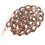 Tracolla Catena Acrilica Marrone Per Borse Spalla E Crossbody 4
