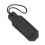Black Compact Tpe Identification Tag Keychain Pendant Accessory 1