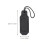 Black Compact Tpe Identification Tag Keychain Pendant Accessory 2