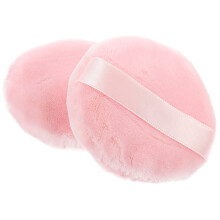 2 Stuks Wasbare Vachtige Poederdoekjes Cosmetische Spons