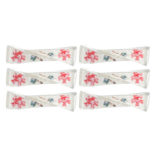 6 keramikstäbchenhalter für essstäbchen, geschirr-ablage