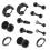 6 paar piercing-ohrringe, modeschmuck, ohrstecker, ohrhänger 1