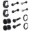 6 paar piercing-ohrringe, modeschmuck, ohrstecker, ohrhänger 5