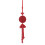 Ornement Rouge Pendentif Gourde Chinois Sécuritaire 11