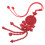 Ornement Rouge Pendentif Gourde Chinois Sécuritaire 8