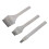 3Pcs Silver Steel Hole Punch Tool Set for DIY Crafting 3
