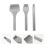 3Pcs Silver Steel Hole Punch Tool Set for DIY Crafting 6