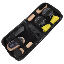 1 Set/8 Teile Schuhbürste Tragbar Borsten Für Schuhcreme Hellbraun